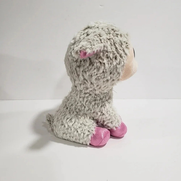 TY Beanie Boos-Dixie the Easter Lamb,Gray/Pink Big Eyes,Plush. - Picture 2 of 4